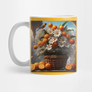 Basket of Beautiful Oranges Mug